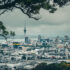 Auckland, New Zealand, 28 December 2016: Auckland skyline in during cludy day, New Zealand