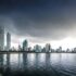 Panoramic view of Panama City Skyline on a stormy day - Panama City, Panama
