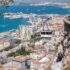 Cable car in the city of Gibraltar